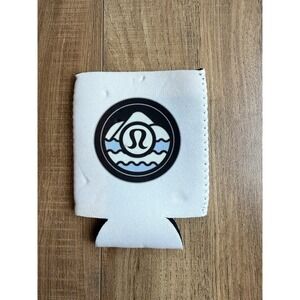 Lululemon Limited Edition White with Logo Can Koozie